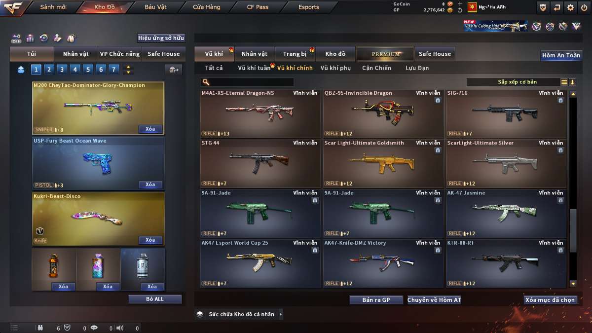 shop acc cf uy tin gia re